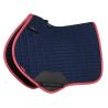 Tapete LeMieux Camurça Close Contact Quadrado - Azul‑marinho / cranberry