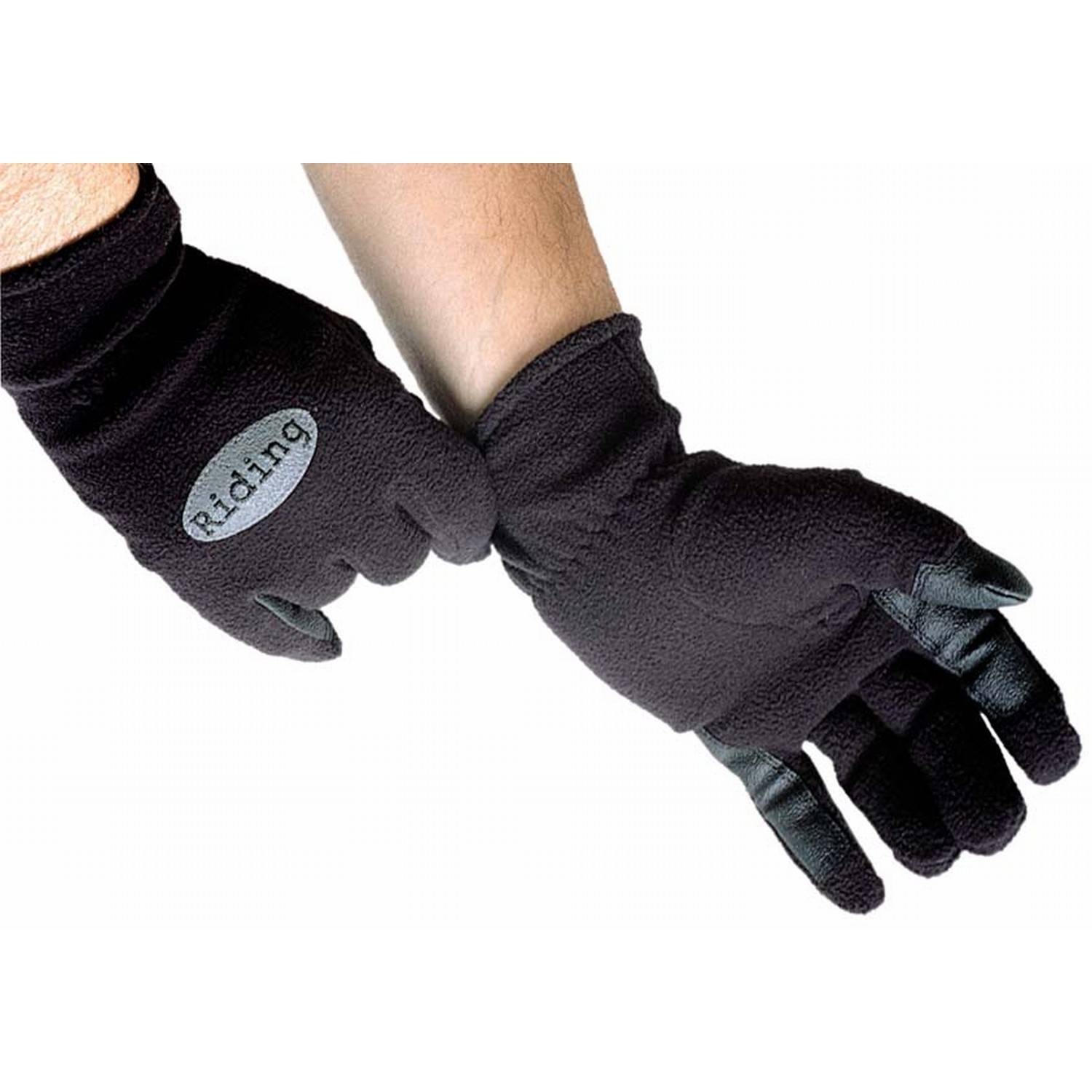 Gants polaire riding T de T Bleu marine