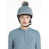 Gorro com pompom removível LeMieux Clássico - Azul gelo