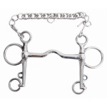 Mors Pelham direito liso T de T