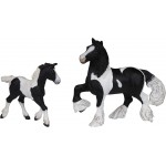 Figura de Poldro Cob Irlandês preto Papo