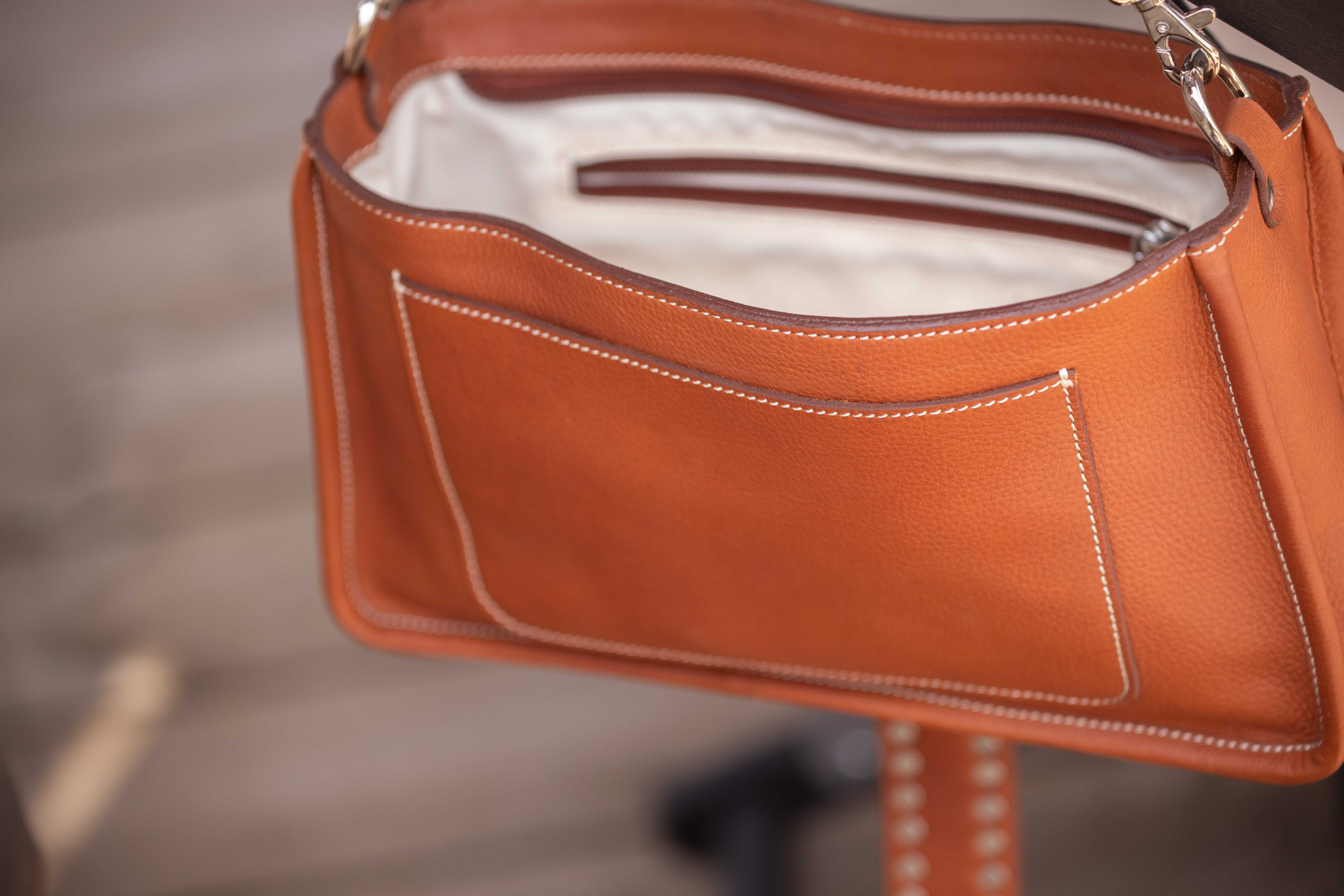 Mala Pénélope Cavalia Conhaque Castanho