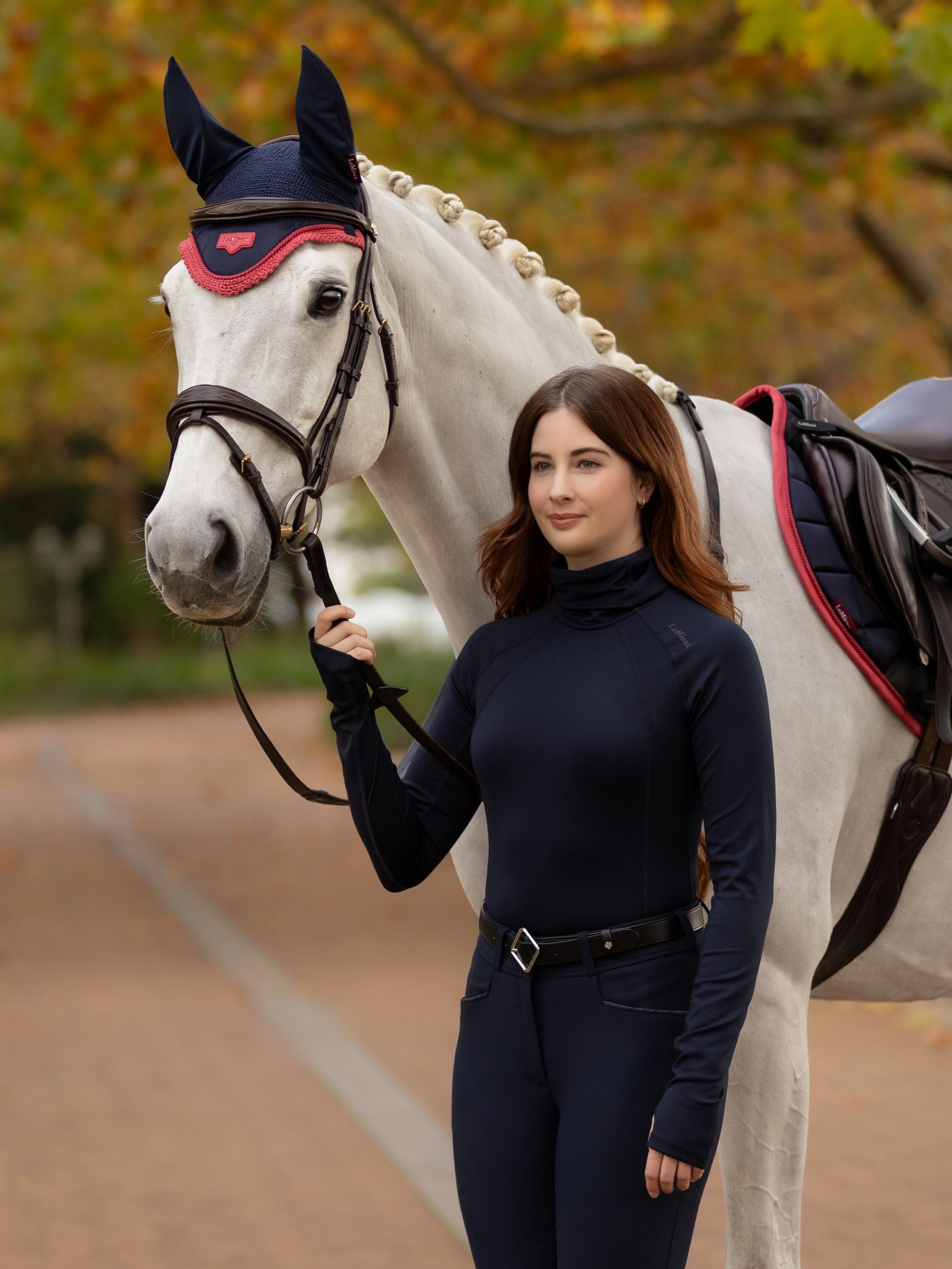 Base Layer LeMieux Sara gola alta Marinho Azul-marinho Base Layer LeMieux Sara gola alta Marinho Azul-marinho