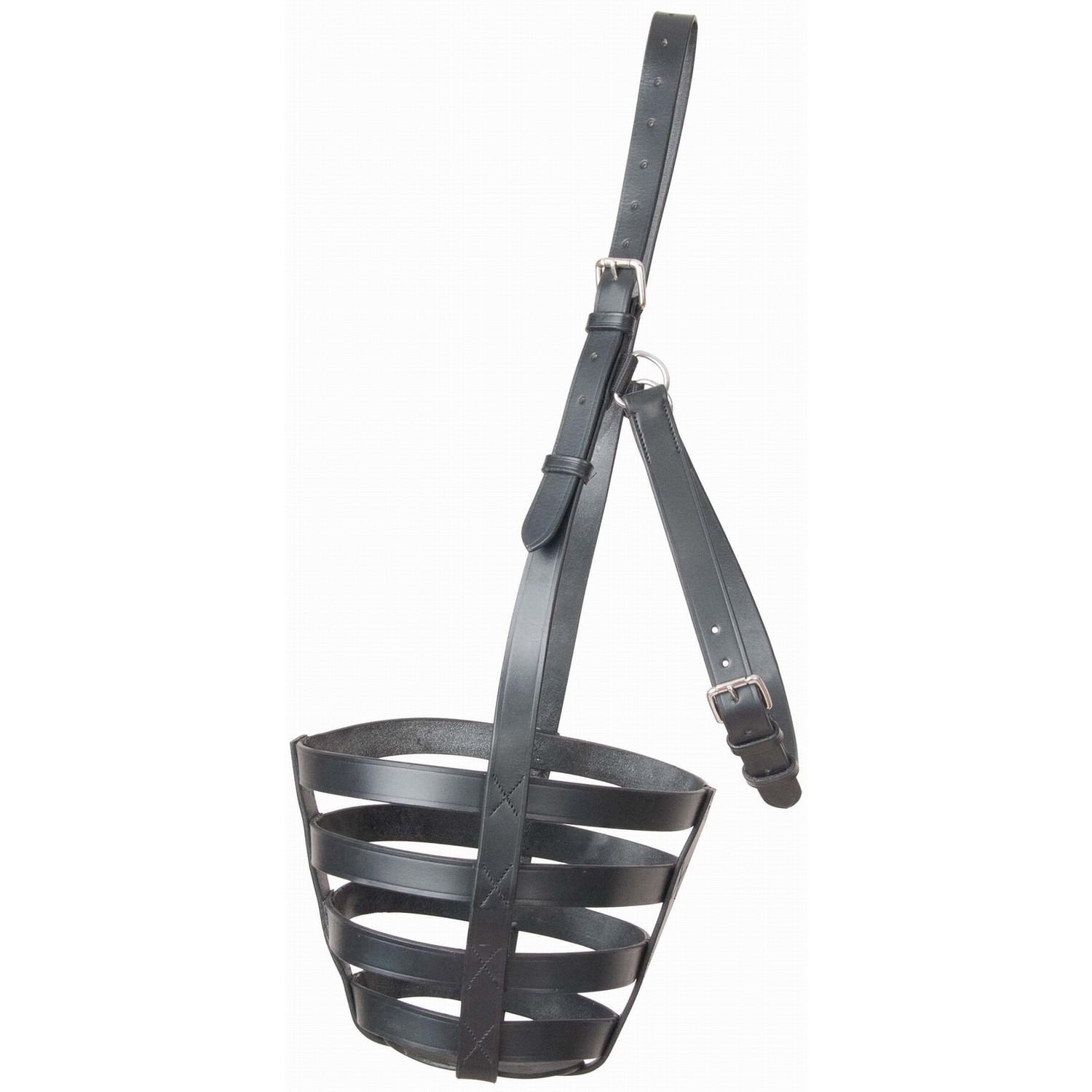 Cesto de couro T de T Preto