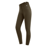 Calça de equitação ELT Mathilda Glam cintura alta - Castanho verde