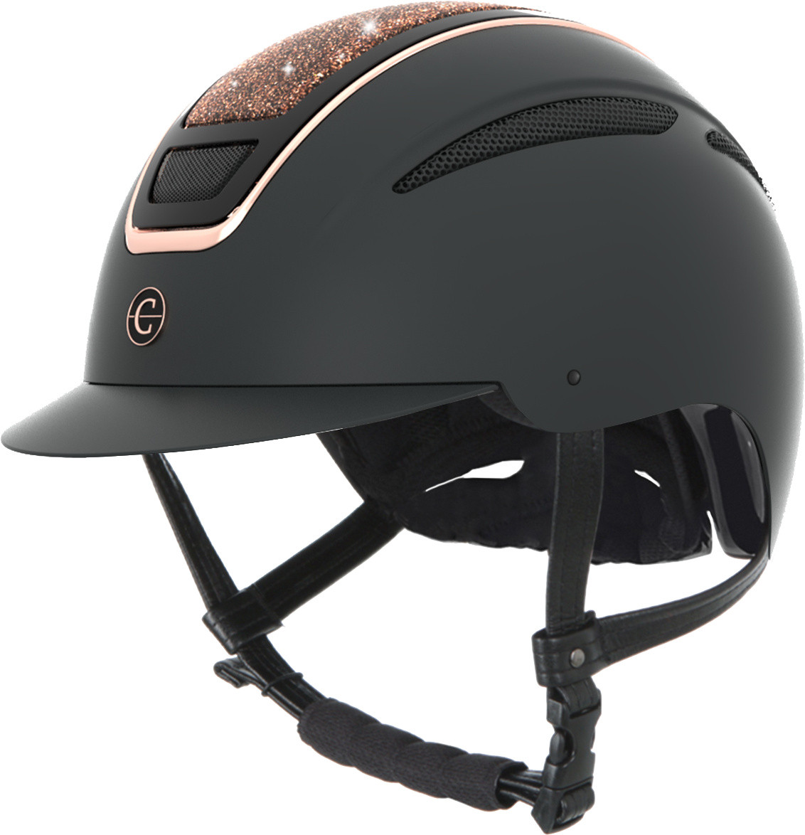 Capacete de equitação Elite Covalliero Ouro rosé