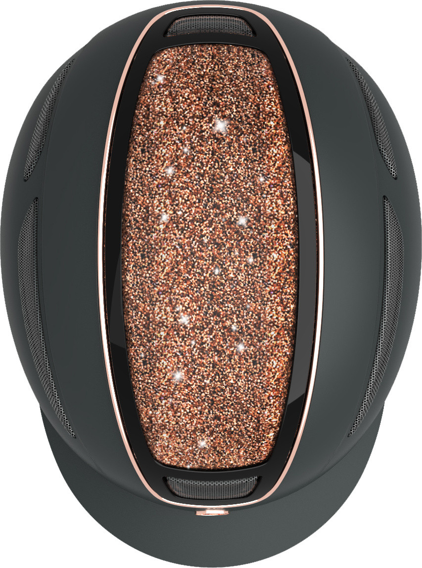 Capacete de equitação Elite Covalliero Ouro rosé