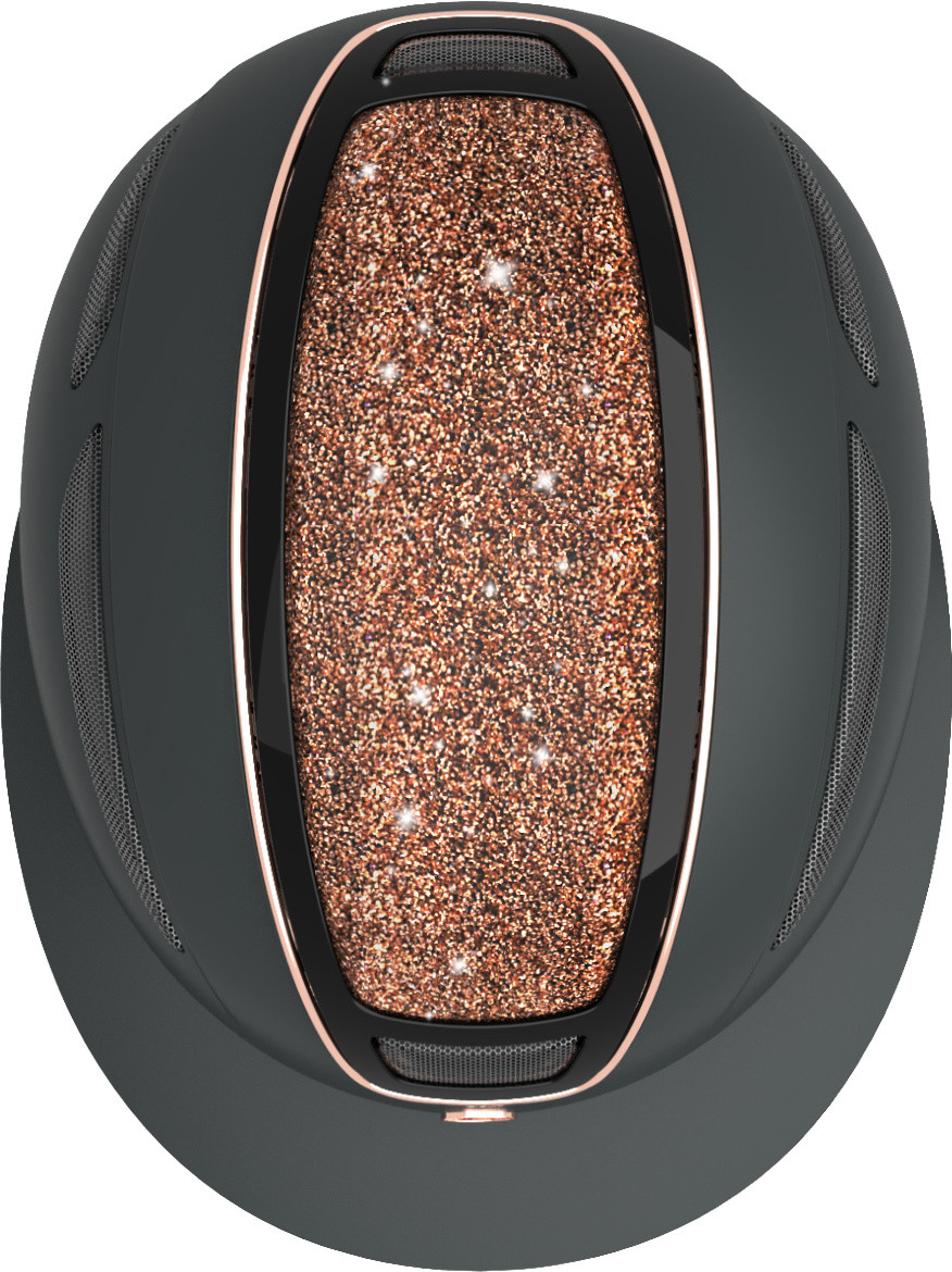 Capacete de equitação Elite Polo Covalliero Ouro rosé