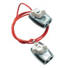Conector HT entre cordelinhas AKO - Vermelho