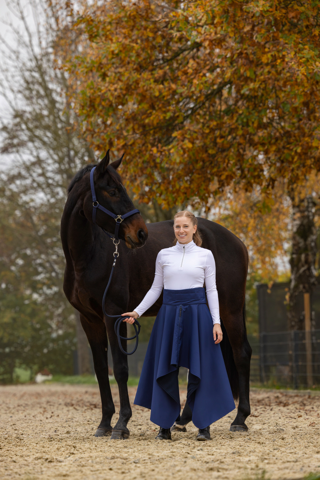 Saia térmica de equitação Covalliero Marinho Azul-marinho