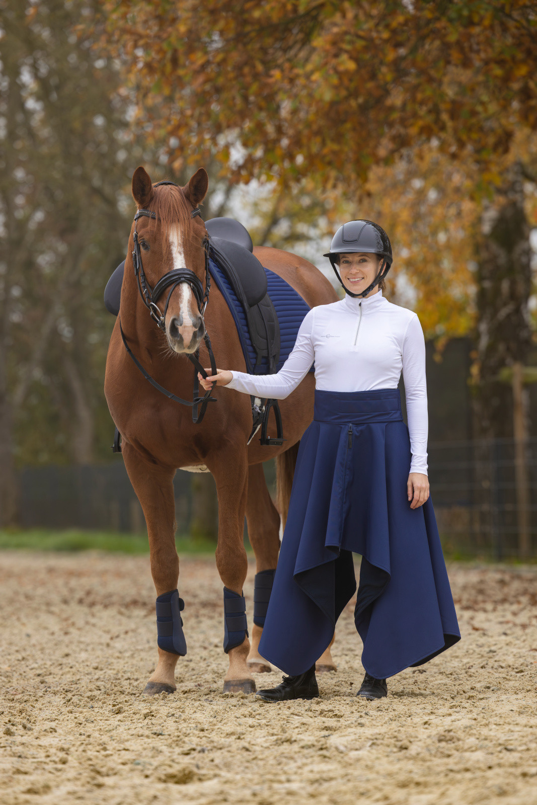 Saia térmica de equitação Covalliero Marinho Azul-marinho