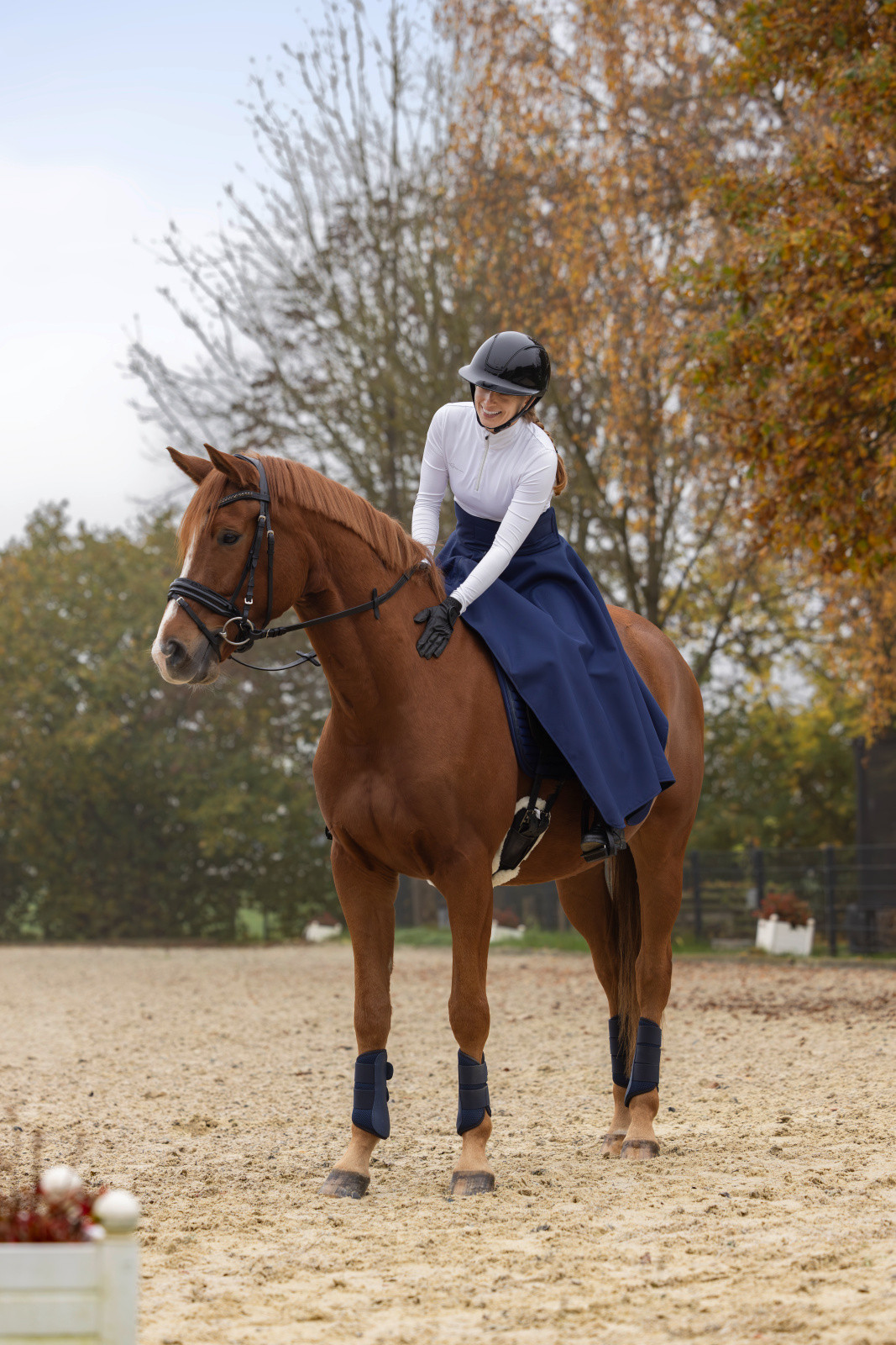 Saia térmica de equitação Covalliero Marinho Azul-marinho