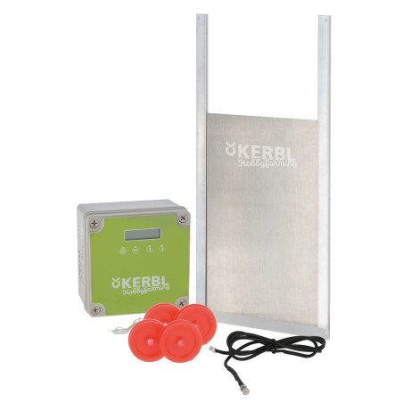 Porta automática para galinheiro Kerbl Hobbyfarming