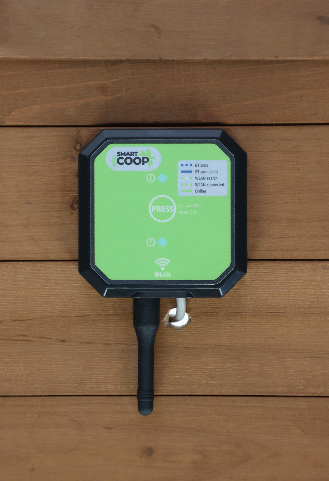 Módulo de conectividade SmartCoop Kerbl Hobbyfarming Preto