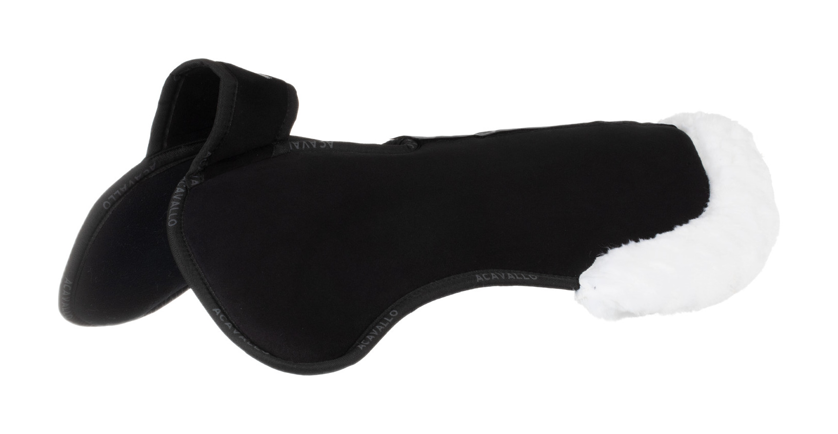 Amortecedor de memória de forma pad Piuma Acavallo Preto / branco Amortecedor de memória de forma pad Piuma Acavallo Preto / branco