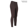 Legging de equitação Euro-Star Enforce winter FullGrip feminino - Castanho