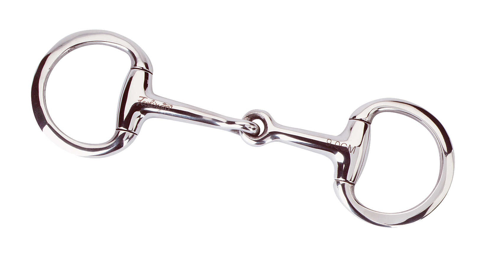 Embocadura de equitação mini oliva em inox