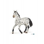 Estatueta Appaloosa preta Papo