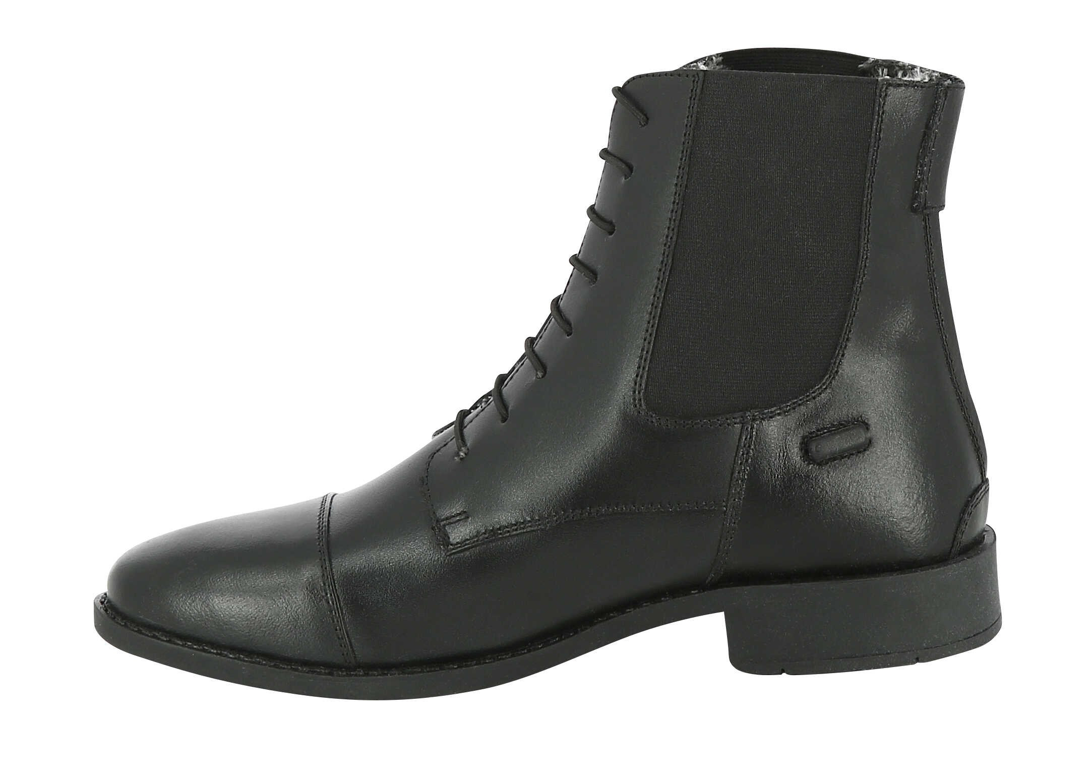 Botas Norton com cordões forradas Preto Botas Norton com cordões forradas Preto