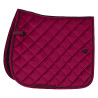 Manta de sela Euro-Star Velvet Dressage - Cereja preta