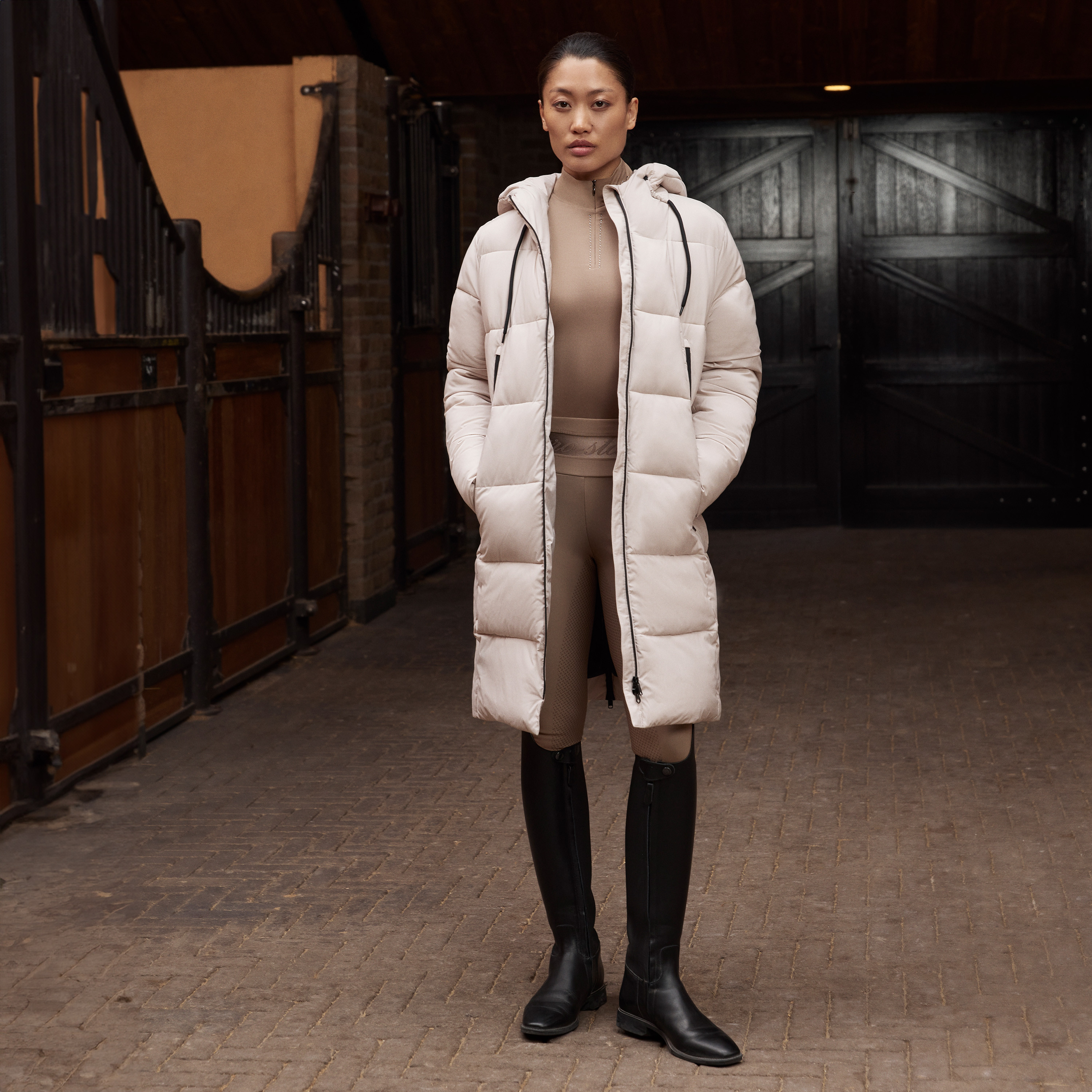 Casaco Euro-Star Carry feminino Argila