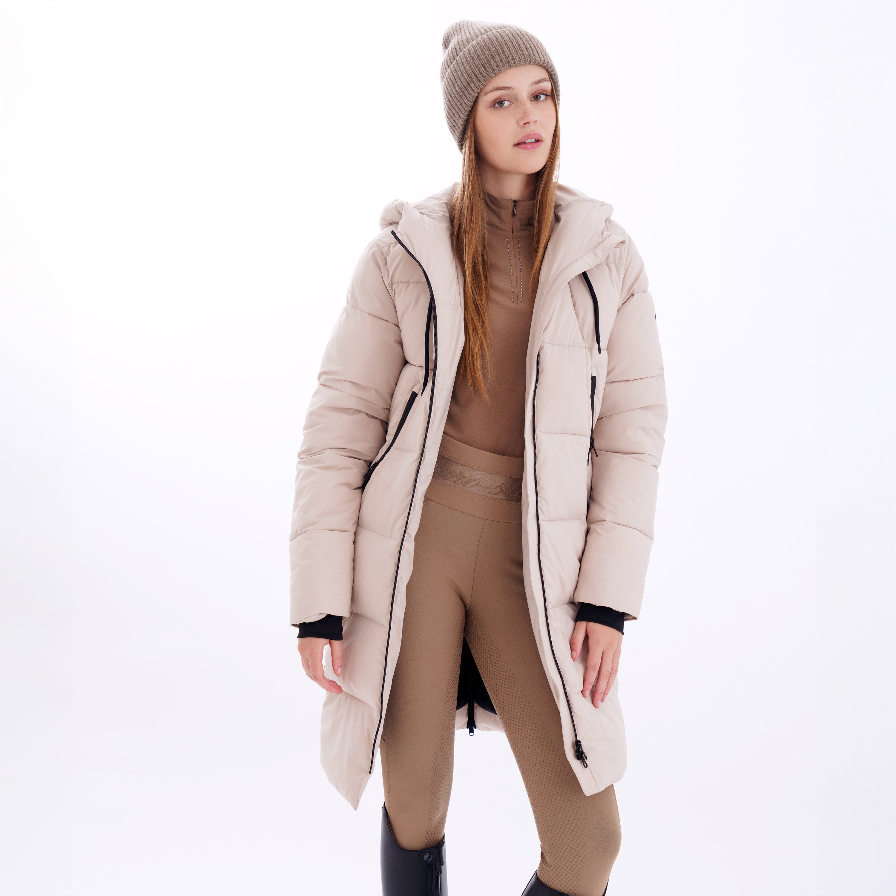 Casaco Euro-Star Carry feminino Argila