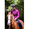 Casaco Storm Horse Pilot feminino - Violeta escuro