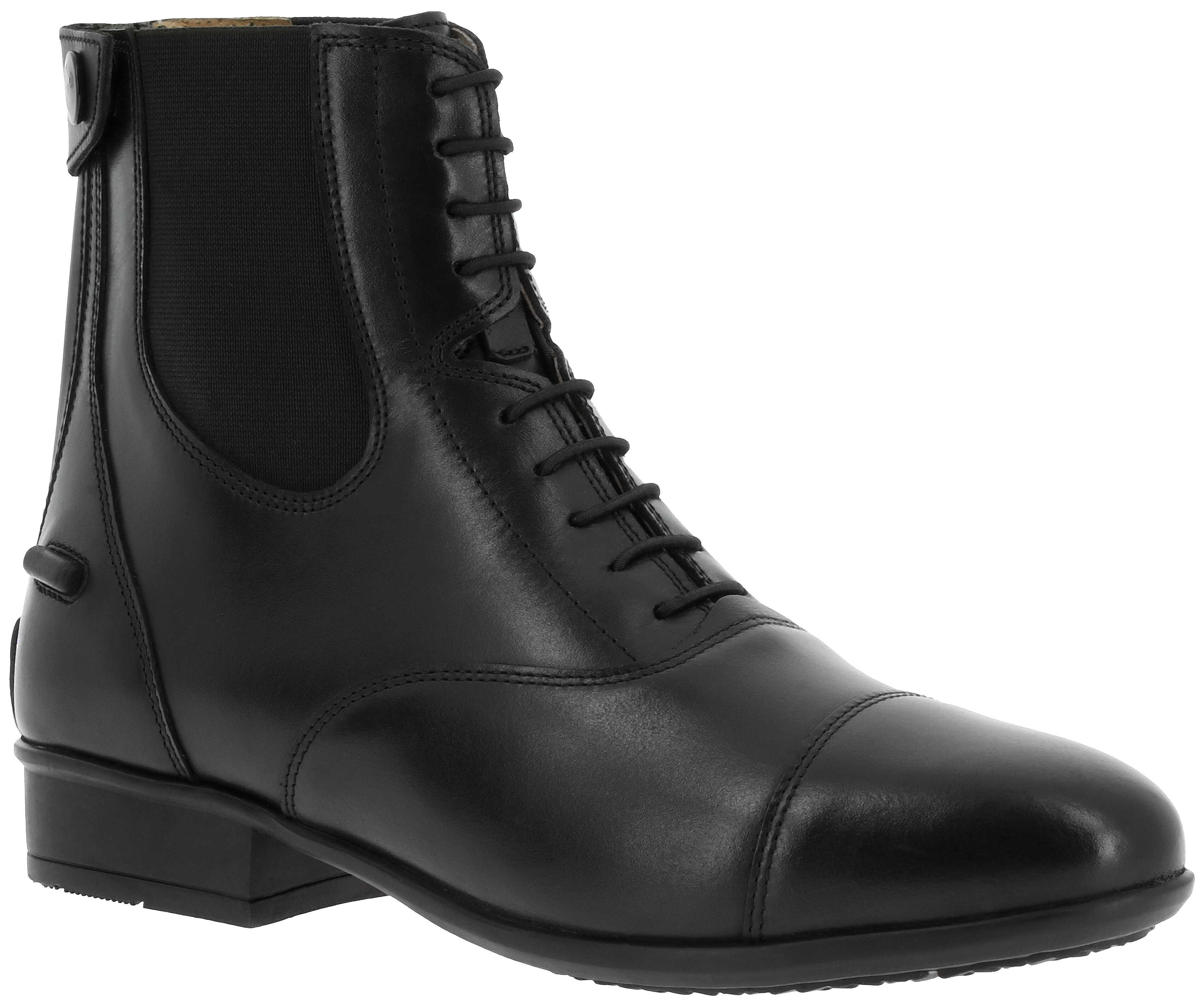 Botas com atacadores/fecho Equithème Chic Preto