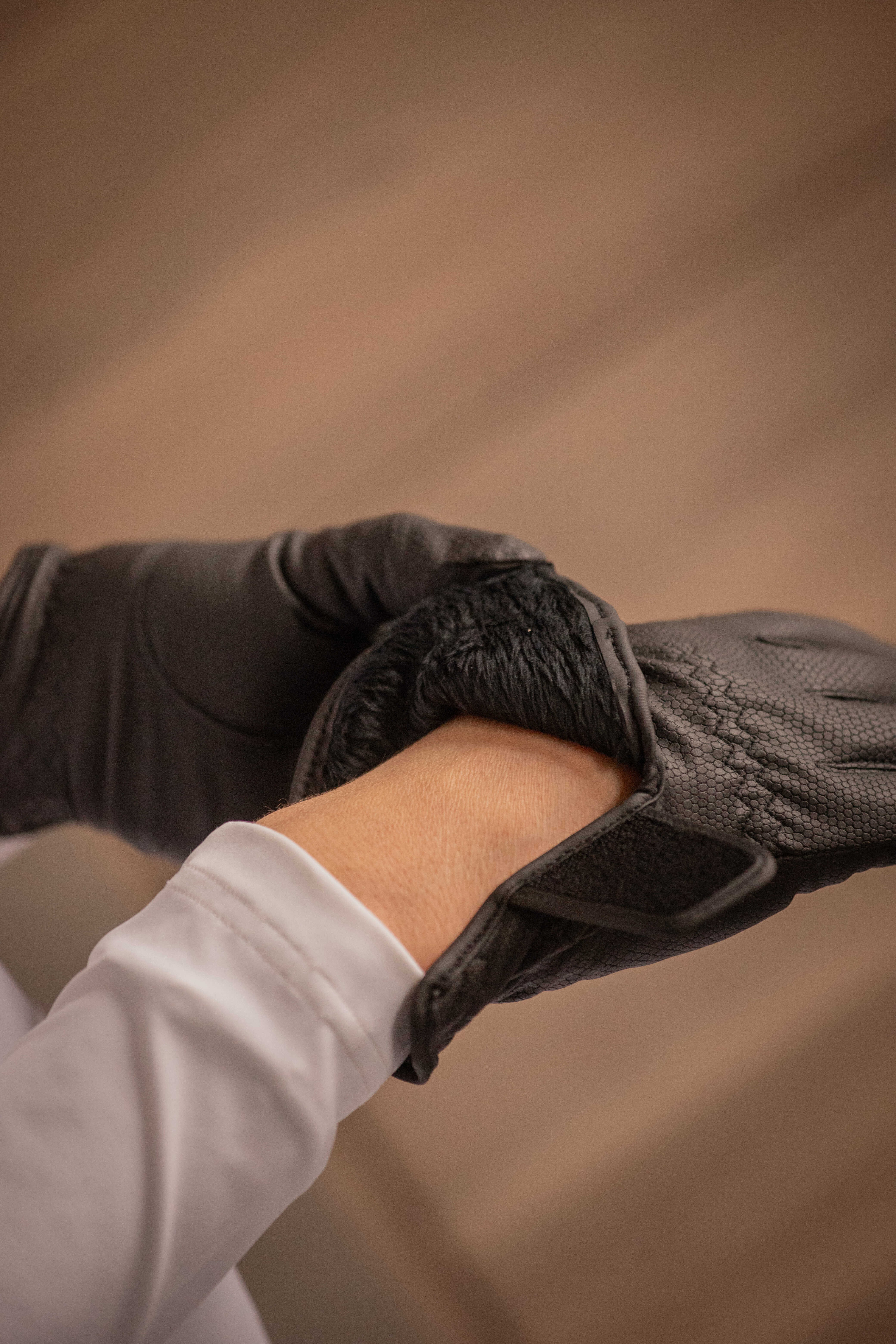 Luvas de equitação Pénélope Lyoni Preto Luvas de equitação Pénélope Lyoni Preto