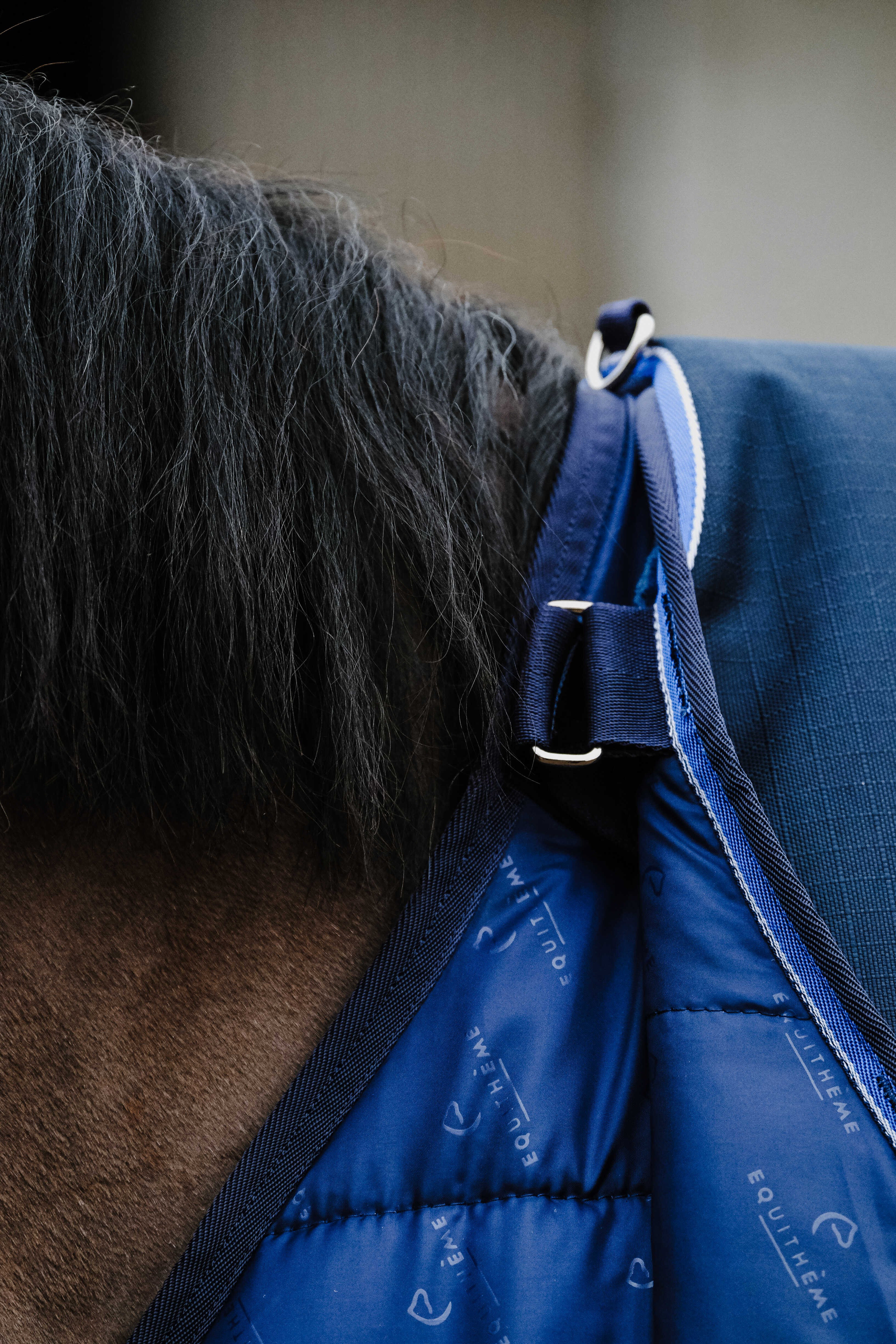 Capa Equithème Classic 1200D Azul-marinho