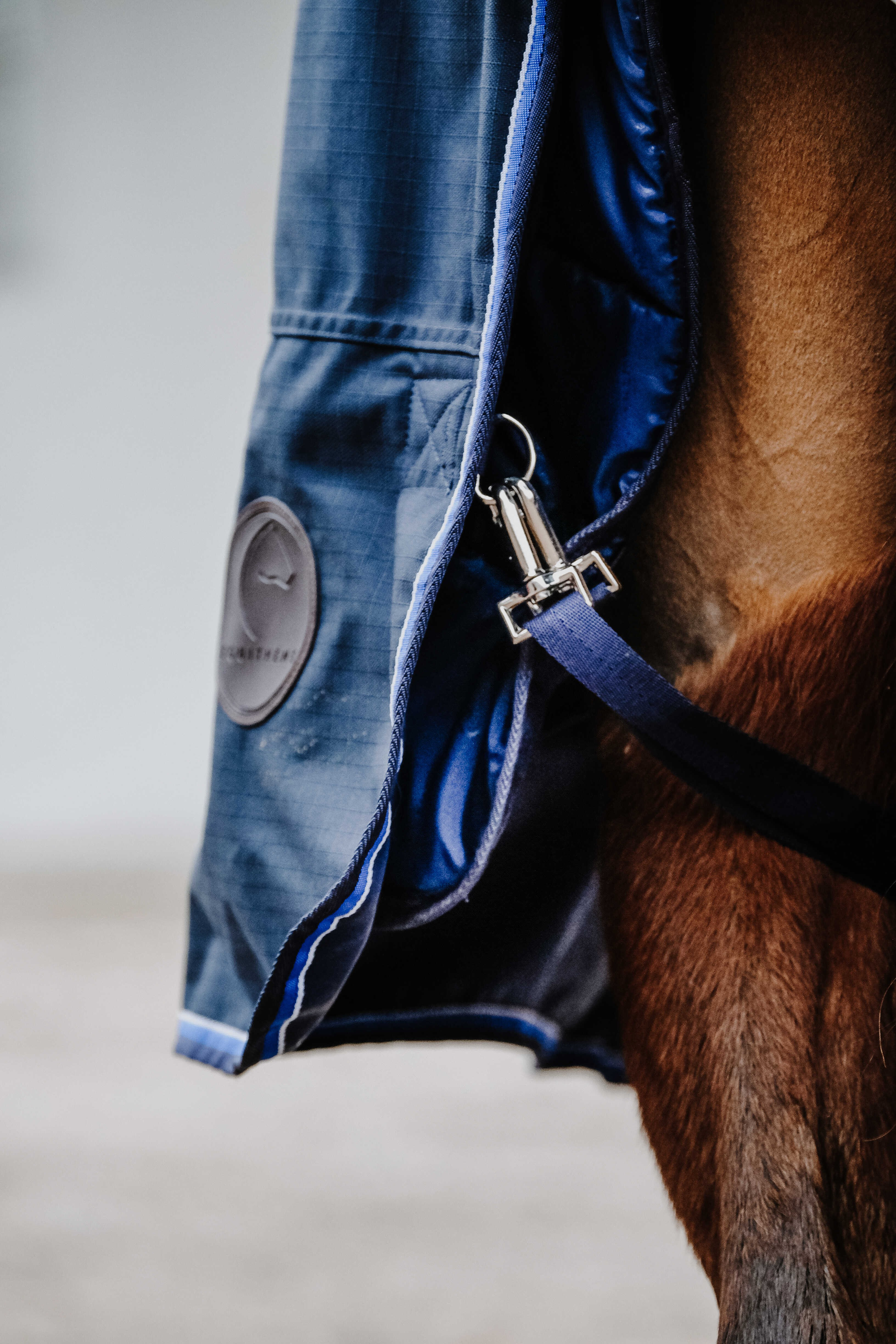 Capa Equithème Classic 1200D Azul-marinho