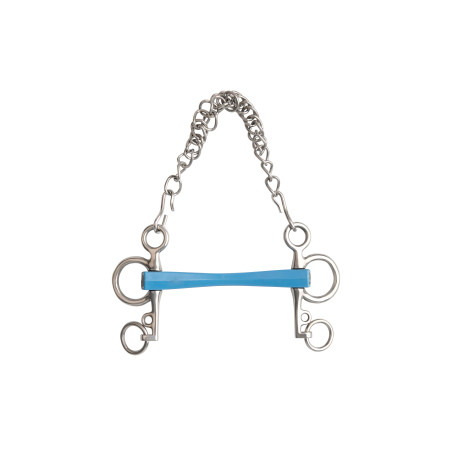 Mors pelham Metalab Flexi direito hastes curtas