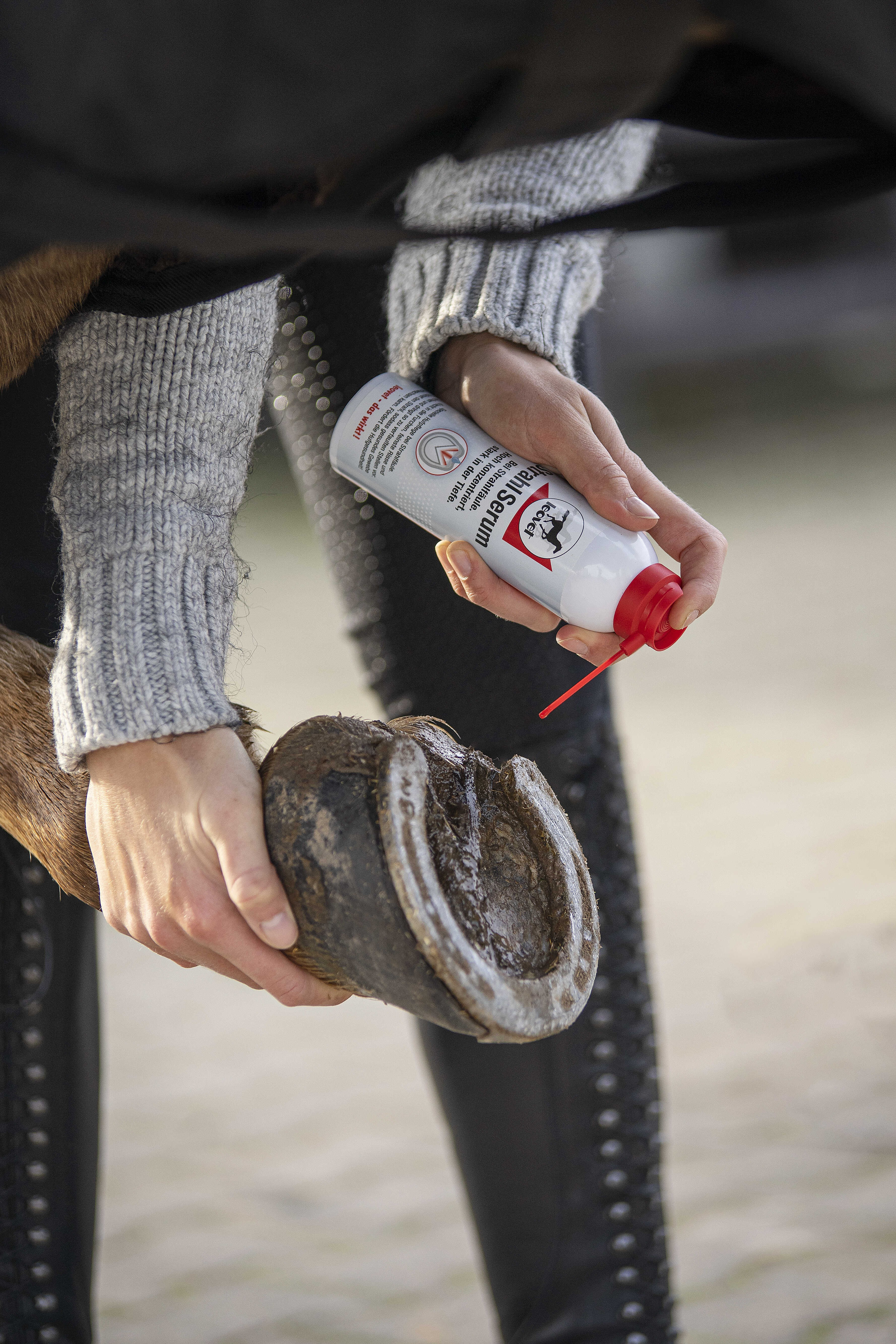 Soin de la fourchette Leovet Spray