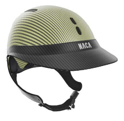 Capacete de equitação NACA Gravity XP carbono Preto fosco carbono Capacete de equitação NACA Gravity XP carbono Preto fosco carbono