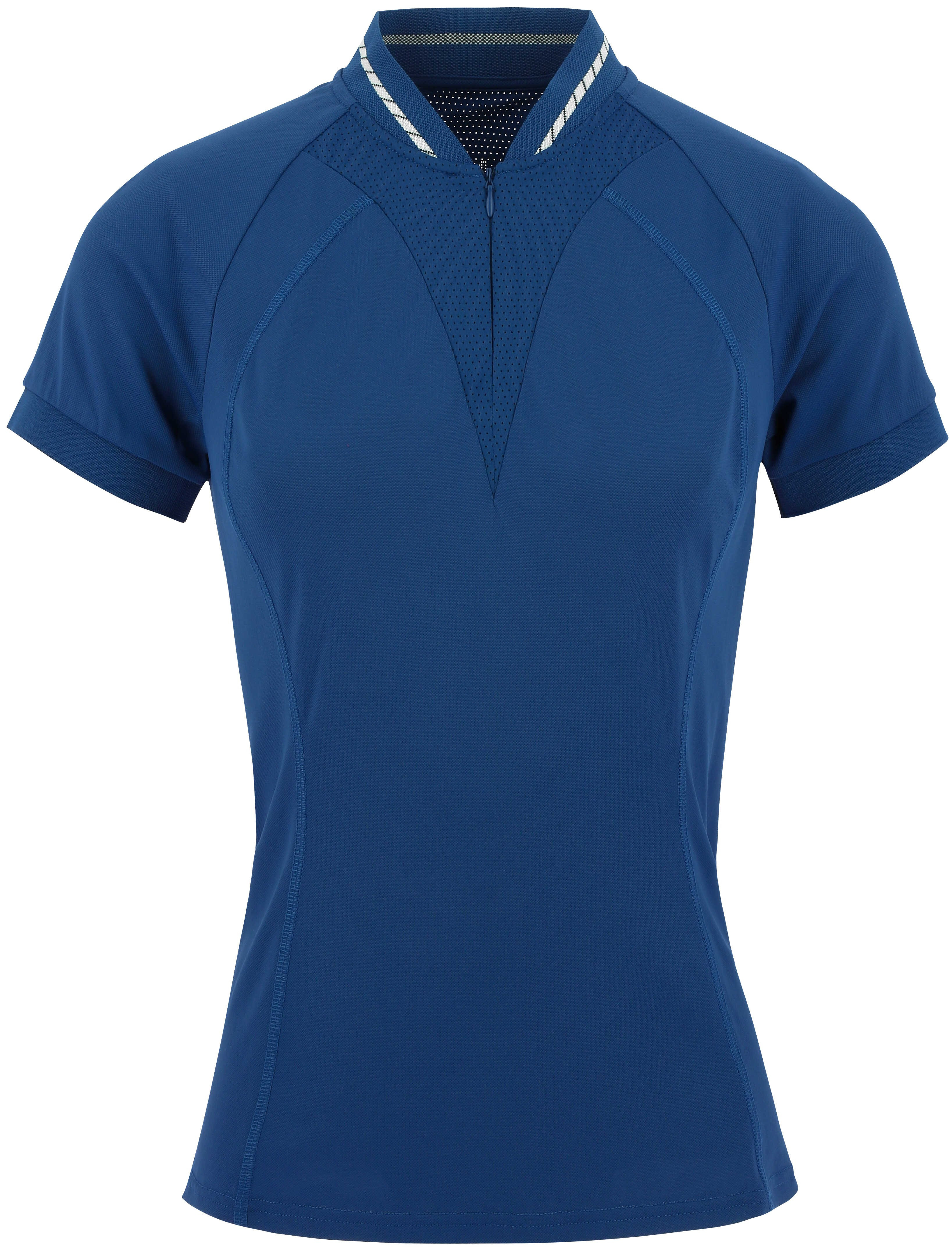 Pólo Equithème Elodie de mangas curtas Azul-marinho Pólo Equithème Elodie de mangas curtas Azul-marinho
