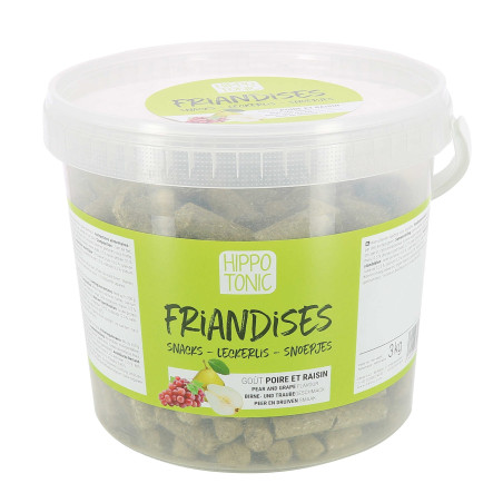 Doces para cavalos sabor pera e uva Hippotonic