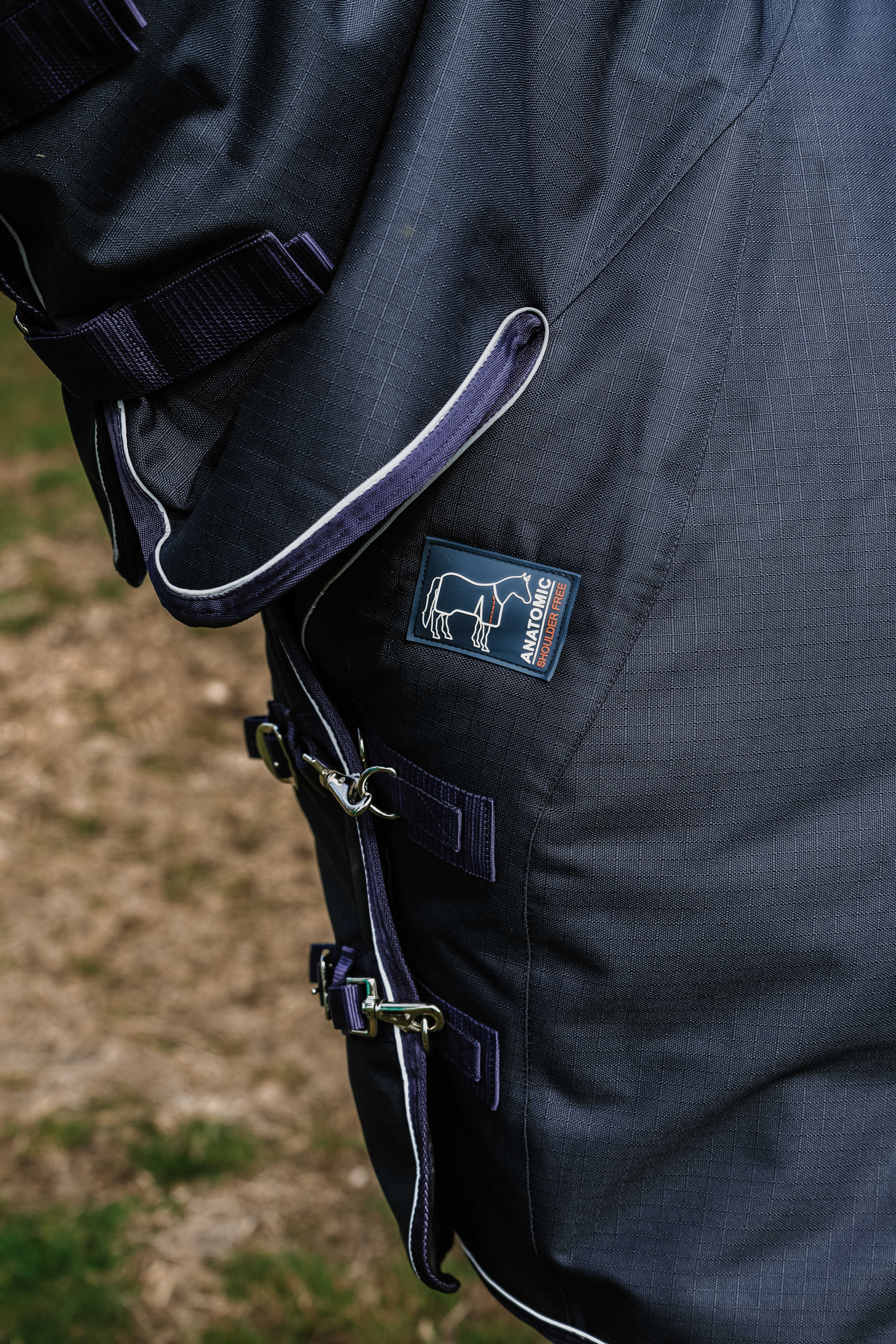 Capa de exterior 0g Equithème Anatomic combo 1200D Marinho Azul-marinho