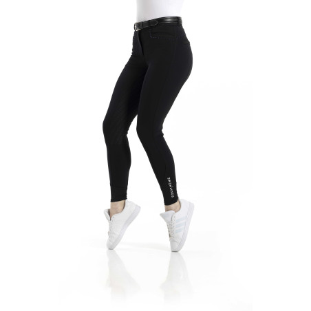 Calça Equithème Safir com fundo de silicone