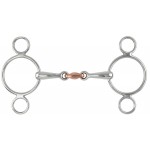 Mors 3 anéis cobre Lozenge Gag Shires