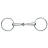 Mors simples com argolas grandes Shires - Aço inoxidável