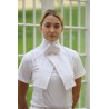 Gravata de dressage para amarrar Shires - Branco