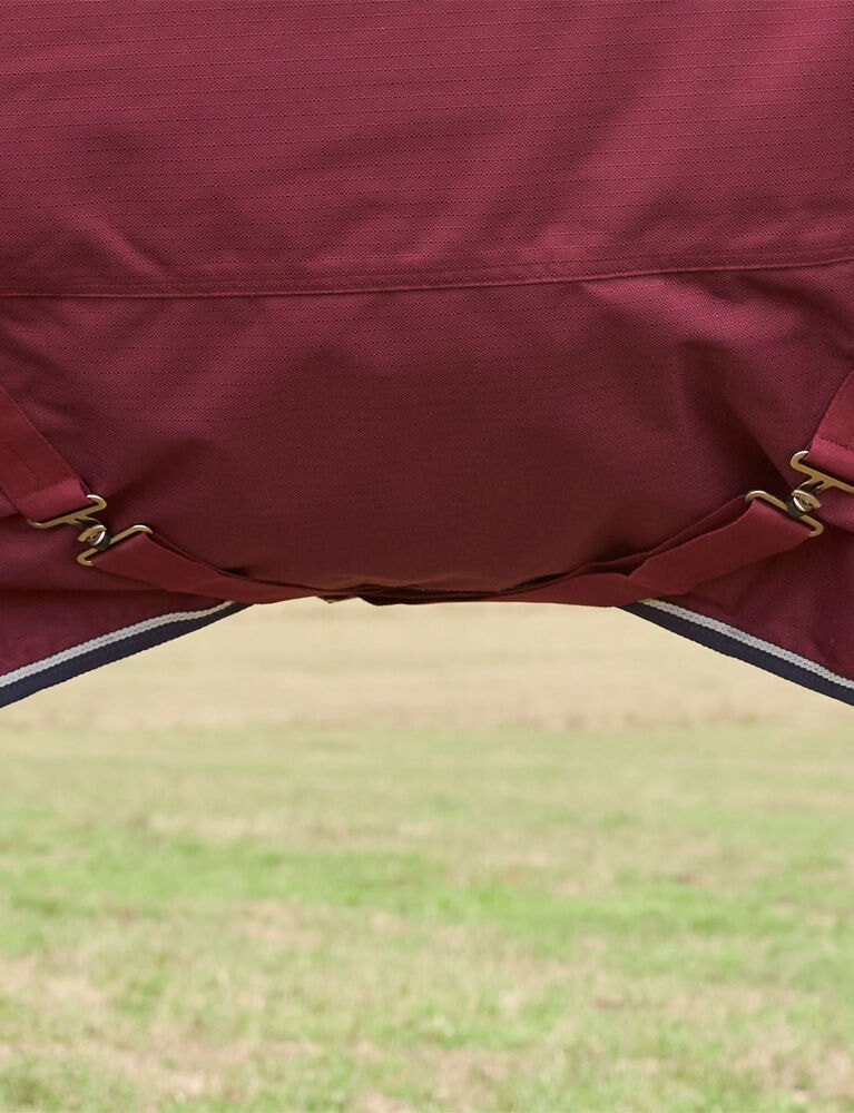 Manta Weatherbeeta ComFiTec Prelim Turnout Combo 220g Borgonha / marinho Vermelho