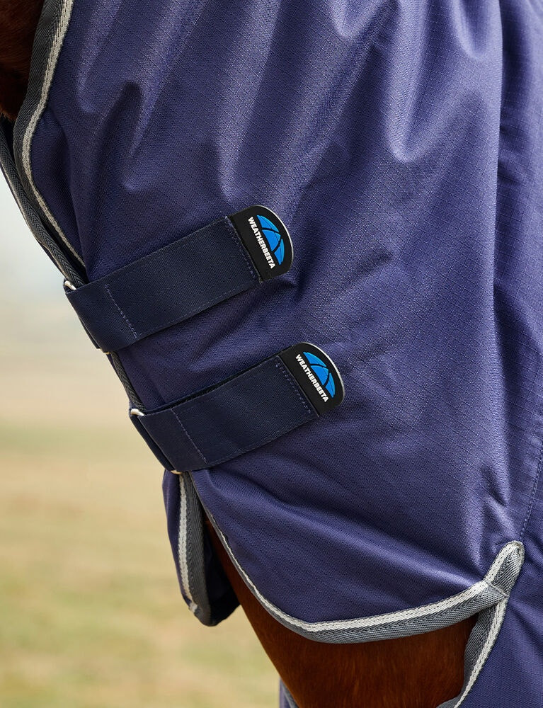Cobertura Weatherbeeta ComFiTec Tyro Turnout 360g Combo com pescoço Azul-marinho / carvão