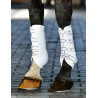 Guetes de dressage Weatherbeeta concha dura Tough-Tec - Branco