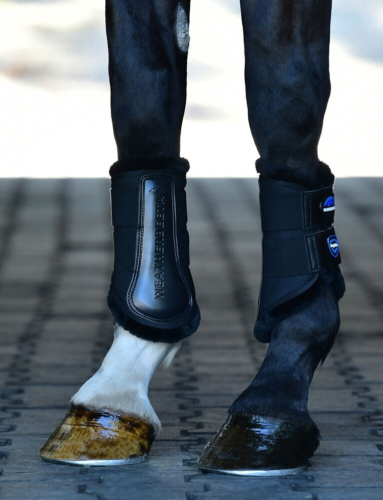 Guetres de lã Weatherbeeta Tough-Tec Comfy Preto / preto Guetres de lã Weatherbeeta Tough-Tec Comfy Preto / preto