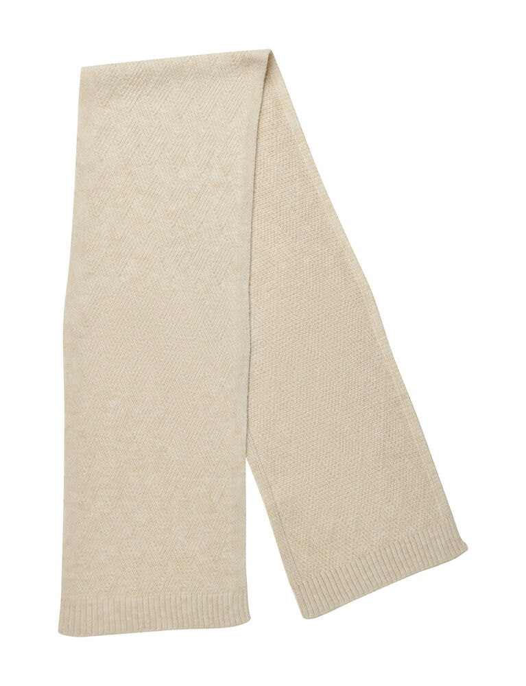 Conjunto cachecol e gorro Dublin Malha bege Conjunto cachecol e gorro Dublin Malha bege