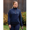Camisola polar Dublin 1/4 zip para mulher - Marinho