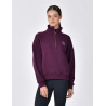 Camisola polar Dublin 1/4 zip para mulher - Violeta púrpura