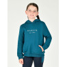 Sweatshirt com capuz Dublin logo Lurex Lilah infantil - Azul légion / prata