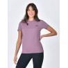 T-shirt Weatherbeeta manga curta casual UV - Vinho roxo